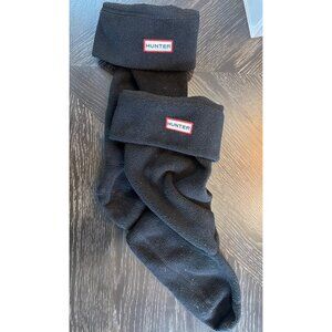 Hunter Black Fleece Boot Liners Size M For Women